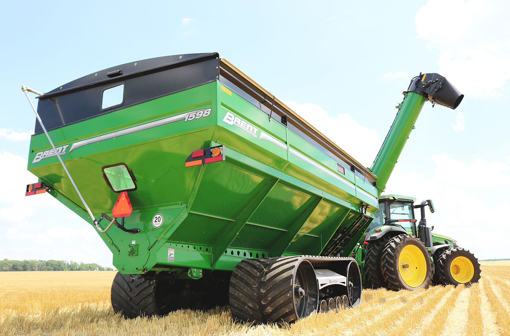 Grain cart Trackman tracks